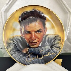 Franklin Mint Limited Edition Frank Sinatra Plate #HA8446 "The Bobby-Soxer Days"